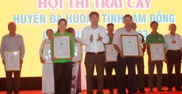 ĐẠ HUOAI: LẦN ĐẦU TIÊN TỔ CHỨC HỘI THI TRÁI CÂY